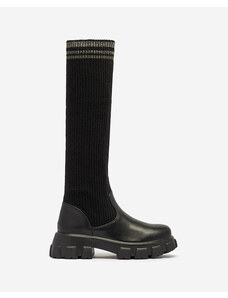 Mellisa Černé vysoké boty pro ženy Alerpi- Footwear - Černá