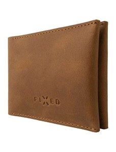 Fixed chytrá kožená peněženka Smile Wallet hnědá s trackerem
