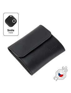 Fixed Kožená peněženka FIXED Smile Classic Wallet se smart trackerem FIXED Smile PRO černá