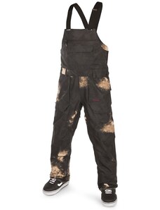 Pánské kalhoty Volcom Roan Bib Overall Bleach Black