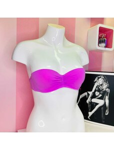 Victoria's Secret Horní díl plavek s řasením mezi košíčky