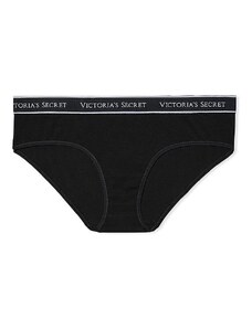 Victoria's Secret černé klasické kalhotky Logo