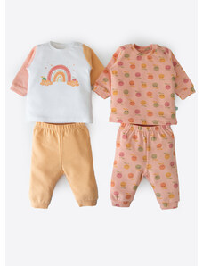 kitikate Výhodné balení dětské 2dílné pyžamové sady pro miminka a děti