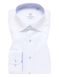 Košile Eterna Slim Fit "Uni Twill" bílá 8005_00F640