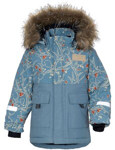 Dětská zimní bunda Didriksons Polarbjornen Print Blue