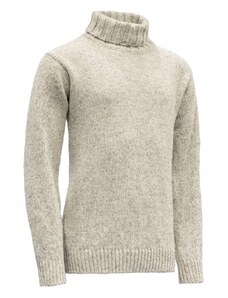 Unisex svetr Devold Nansen Wool High Neck Grey Melange