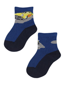 Chlapecké vzorované ponožky GATTA AUTO modré