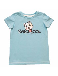 Babu Chlapecké modré tričko s krátkým rukávem