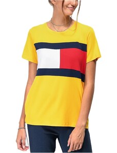 Tommy Hilfiger dámské tričko Essential Logo crwe yellow