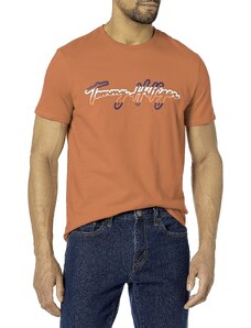 Tommy Hilfiger pánské tričko s krátkým rukávem Written Logo orange/red