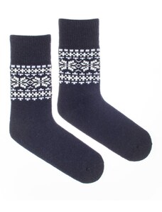 Fusakle Vlněné ponožky Vlnáč Zima modrý
