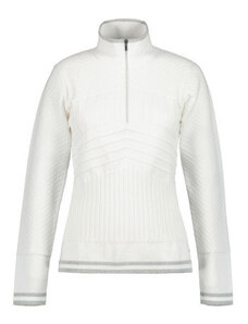 Mikina LUHTA KIERINKI 3/4 zip W - L, white 2022