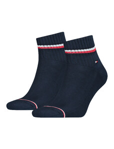 TOMMY HILFIGER Pánské tmavě modré ponožky 2 páry 100001094-2P-322
