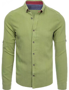 BASIC Světle zelená džínová košile