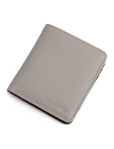 Vuch Kožená peněženka v šedé barvě Halter