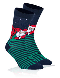 Ponožky s vánočním motivem WOLA SANTA S DÁRKEM