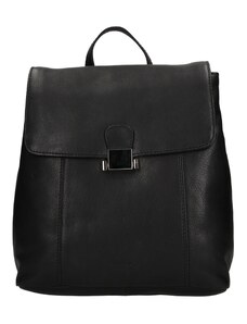 Dámský kožený batoh Lagen - černý