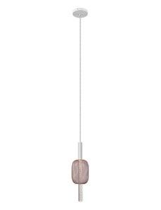 Klausen Klausen 142034 - LED Lustr na lanku HOLD LED/5W/230V rose gold/bílá KS0205