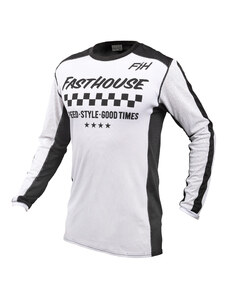 Fasthouse Youth USA Originals Air Cooled Jersey White Black