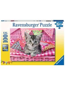 RAVENSBURGER Puzzle Roztomilé kotě XXL 100 dílků