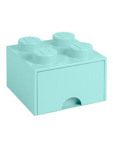 Lego Tyrkysový úložný box LEGO Storage 25 x 25 cm