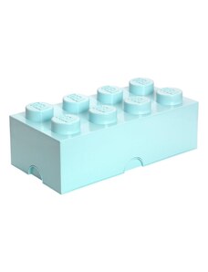 Tyrkysový úložný box LEGO Smart 25 x 50 cm