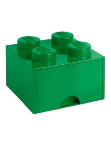 Zelený úložný box LEGO Storage 25 x 25 cm