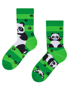 Veselé dětské ponožky Dedoles Pandy a pásky (D-K-SC-RS-C-C-249) 31/34
