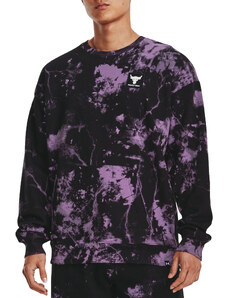 Mikina Under Armour Project Rock Rival Fleece Disrupt Printed Crew 1373566-551