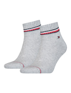 TOMMY HILFIGER Pánské šedé ponožky 2 páry 100001094-2P-085