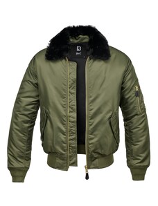 Brandit Bunda MA2 Fur Collar Jacket olivová S