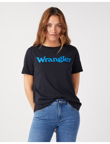 Dámské tričko WRANGLER W7N4D3100 REGULAR TEE Black