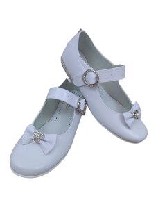 Dívčí bílé společenské boty Miko model 811