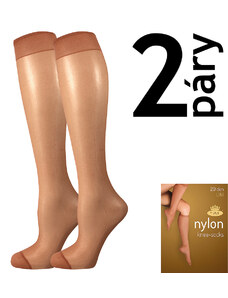 VOXX podkolenky NYLON knee-socks 20 DEN / 2 páry