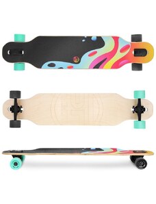 Spokey LONGBAY PRO Longboard 104 x 24 cm, ABEC7, barevný