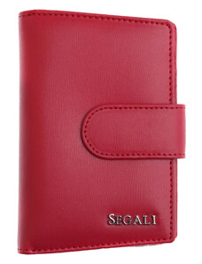 Dámská kožená peněženka Segali 50313 červená