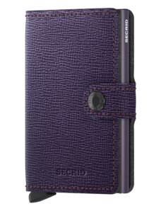 Kožená peněženka SECRID Miniwallet Crisple Purple fialová