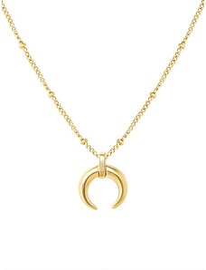 ORNAMENTI Pozlacený náhrdelník Moon gold