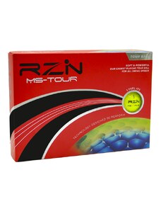 RZN MS Tour 3-Piece Golf Balls yellow