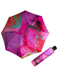 Doppler Dámský automatický deštník Carbonsteel Megic - růžový vzor