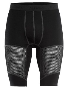 Pánské krátké funkční spodky Aclima WoolNet Original Long Shorts Black