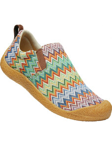 Dámské boty Keen Wms Howser Canvas Slip On Chevron Plaza Taupe