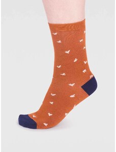 Thought Dámské bambusové ponožky Wren Bird Orange