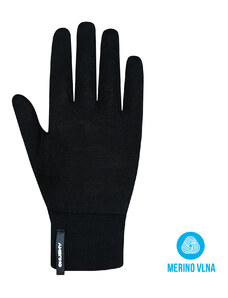Husky Merglov unisex merino rukavice black