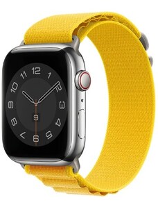 Crested Alpský tah nylonový řemínek pro Apple Watch 42, 44, 45 a 49 mm žlutý