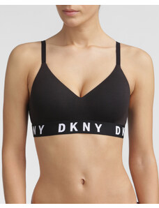 DKNY 4518 Cozy Boyfriend bezkosticová push-up podprsenka, černá