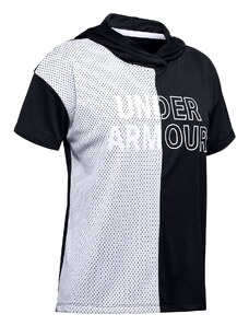 dětské tričko UNDER ARMOUR - WHITE/BLACK - 140 9-10 let