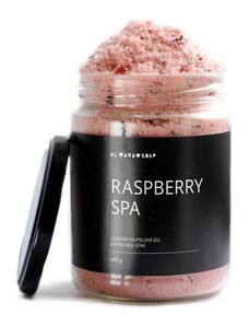 ALMARA SOAP Luxusní sůl do koupele Raspberry Spa 450 g