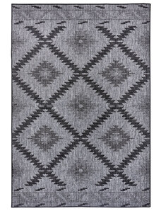 NORTHRUGS - Hanse Home koberce Kusový koberec Twin Supreme 105459 Malibu Night Silver – na ven i na doma - 160x230 cm
