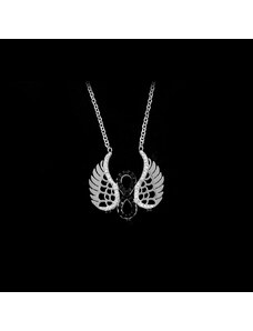 *Jemný ocelový náhrdelník symbol anděla a nekonečna | DG Šperky